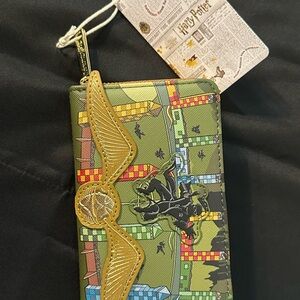 Loungefly Green and Gold Harry Potter Wallet
